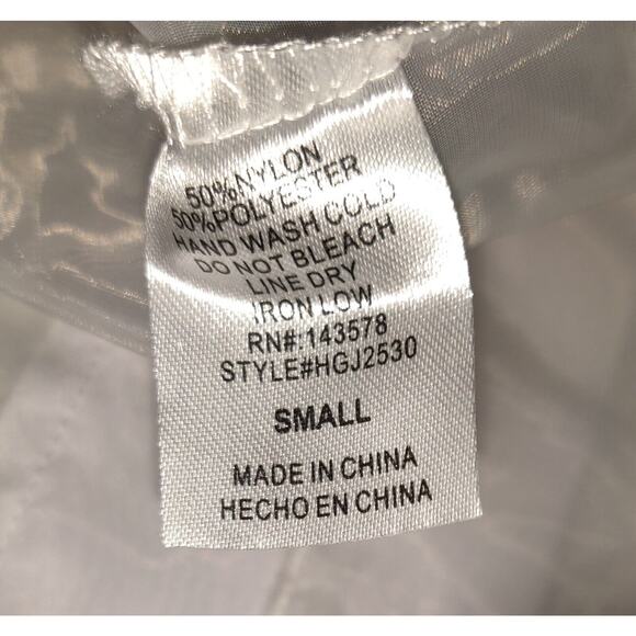 Fashion Nova White Muse Hoodie Sz S Sheer Boxy Jacket Space Futuristic New NWT S - Picture 16 of 16